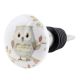 Mixing Color Owl Ceramic Flat Wine Bottle Stopper